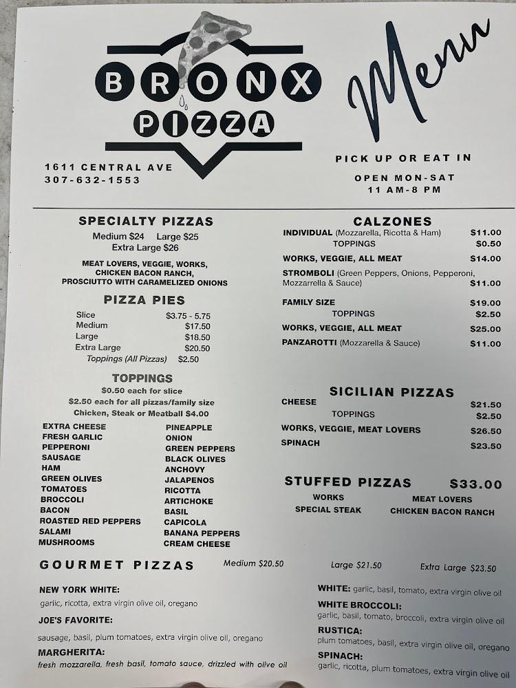 Bronx Pizza Cannoli